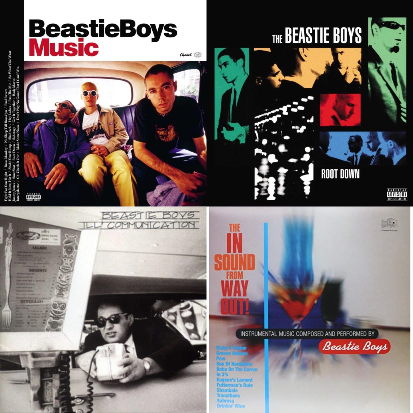 Ill Communication & Beastie Boys Music (2LP) & In Sound From Way Out (180G) & Root Down Ep