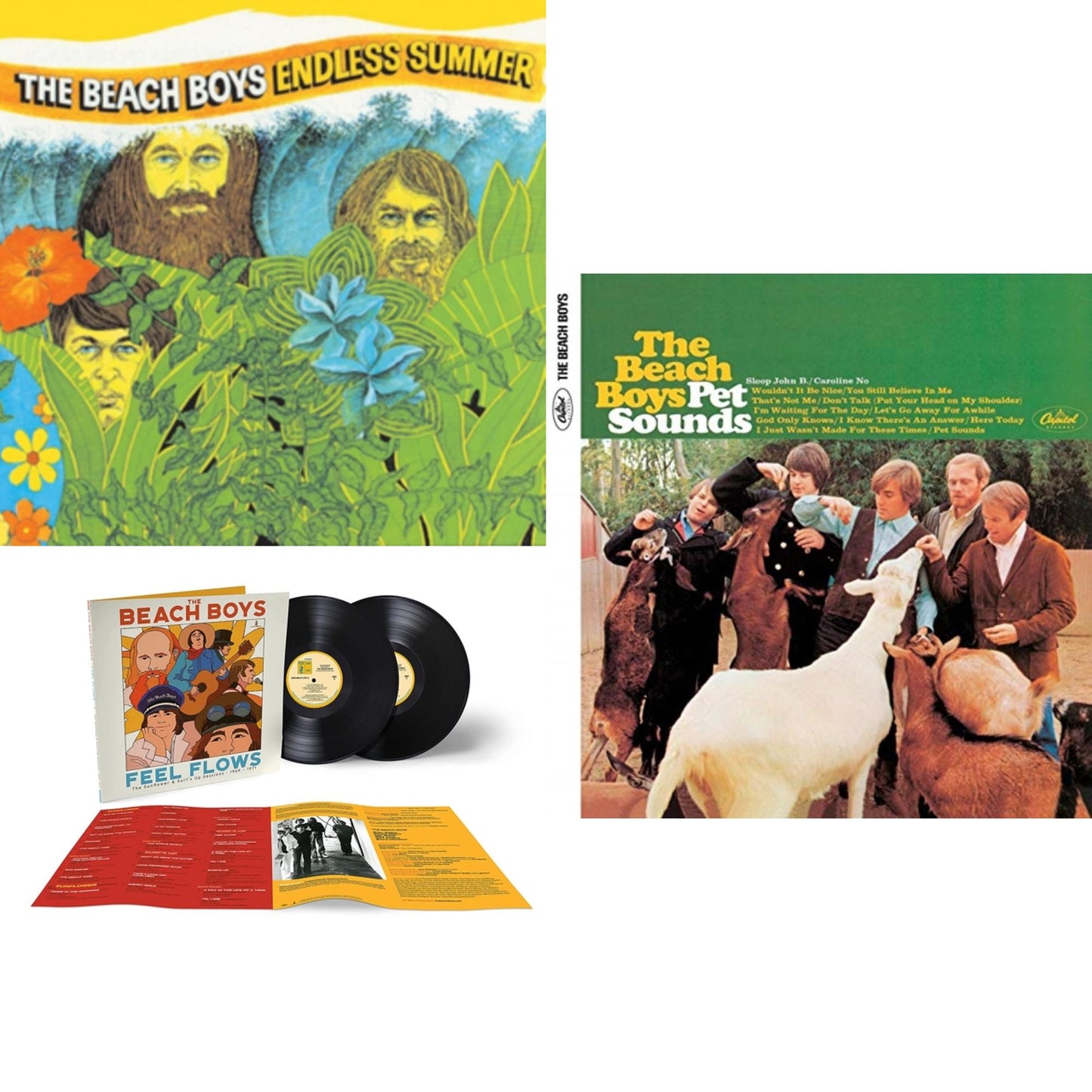 Endless Summer & Feel Flows: The Sunflower & Surf's Up Sessions 1969-1971 (2LP) & Pet Sounds (Mono)