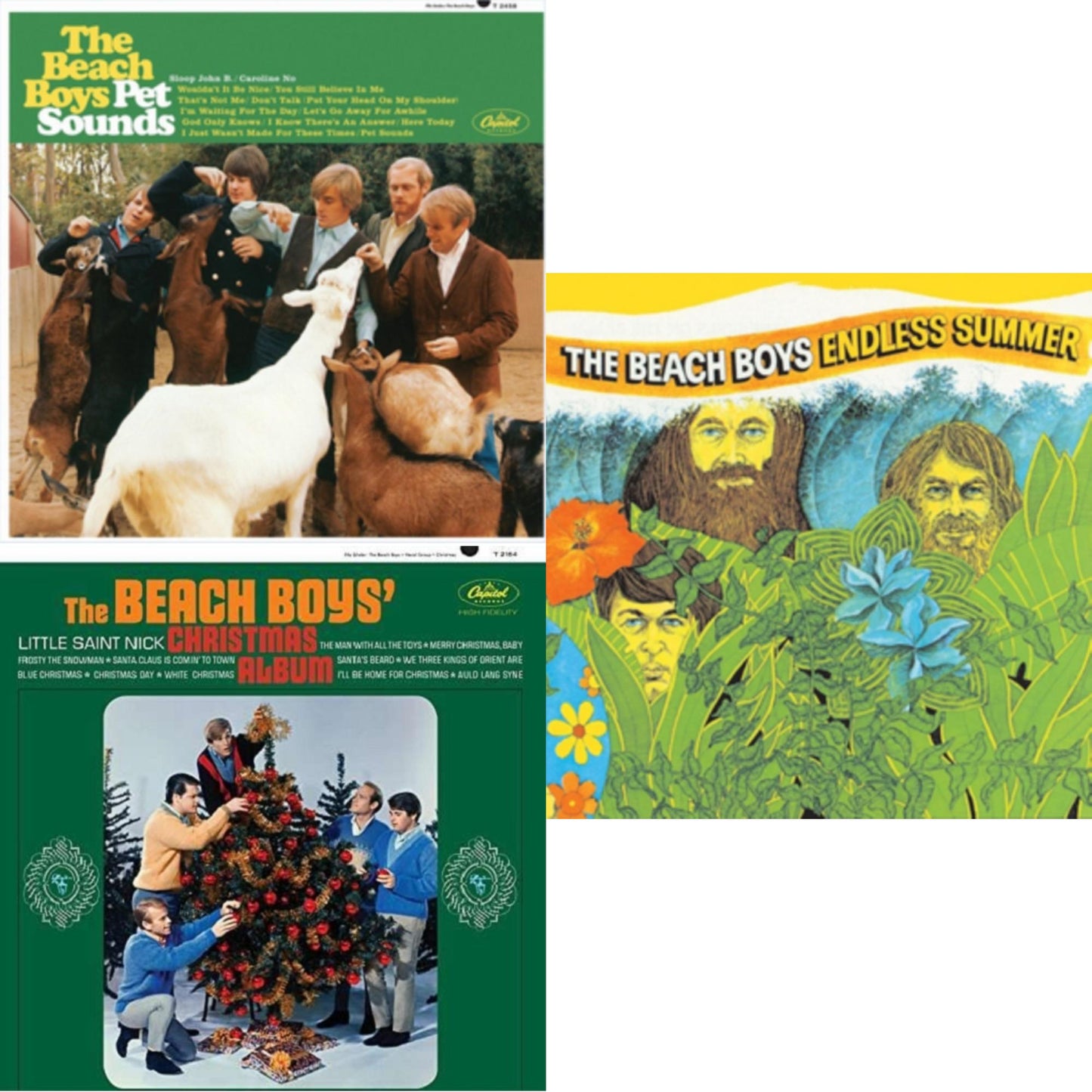 Endless Summer & Beach Boys' Christmas Album (Mono) & Pet Sounds (Stereo)