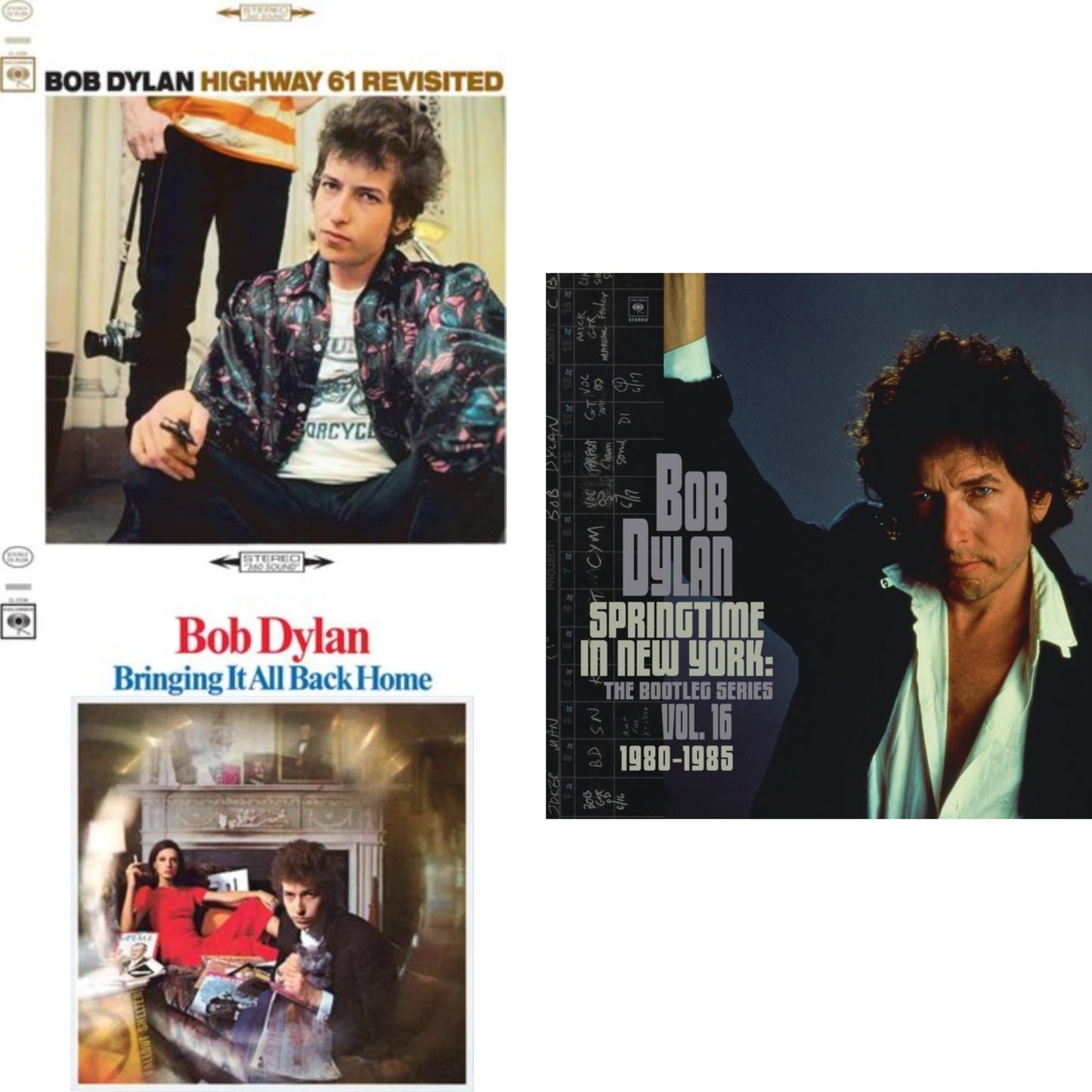 Springtime In New York: The Bootleg Series Vol. 16 (1980-1985) (2LP) & Bringing It All Back Home & Highway 61 Revisited