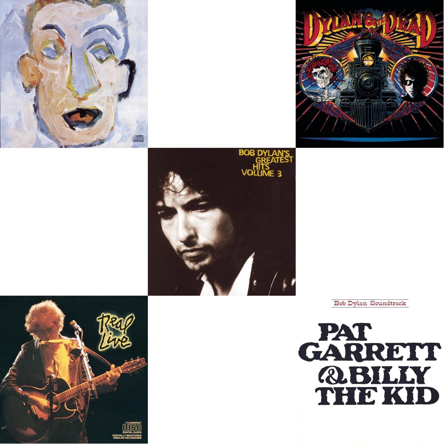 Pat Garrett & Billy The Kid & Real Live & Greatest Hits Vol.3 & Self Portrait & Dylan & The Dead