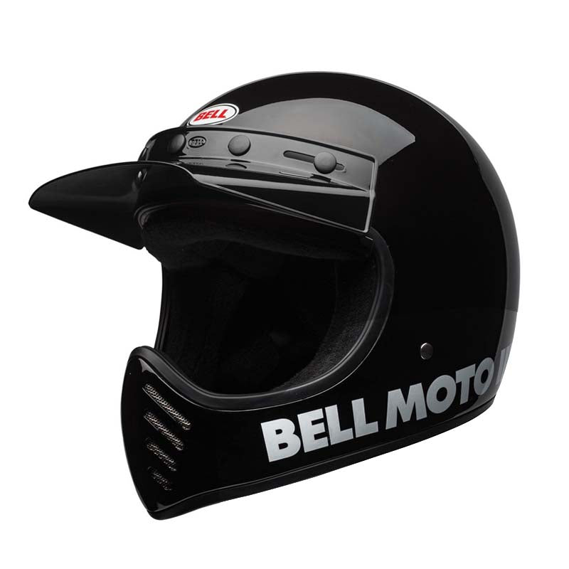 BELL MOTO 3 CLASSIC GLOSS BLACK