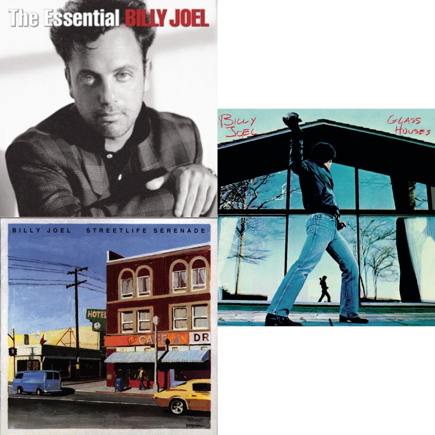 Essential Billy Joel & Streetlife Serenade & Glass Houses