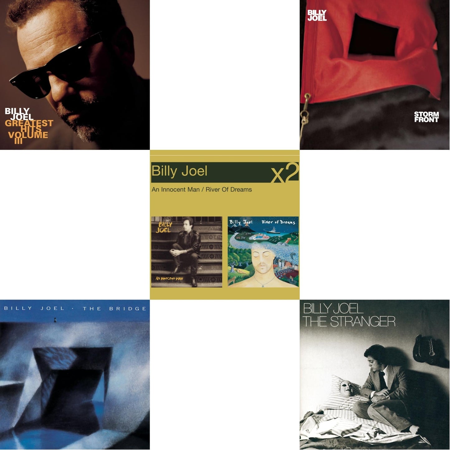 Stormfront & Bridge & River Of Dreams & Stranger & Greatest Hits Vol.3