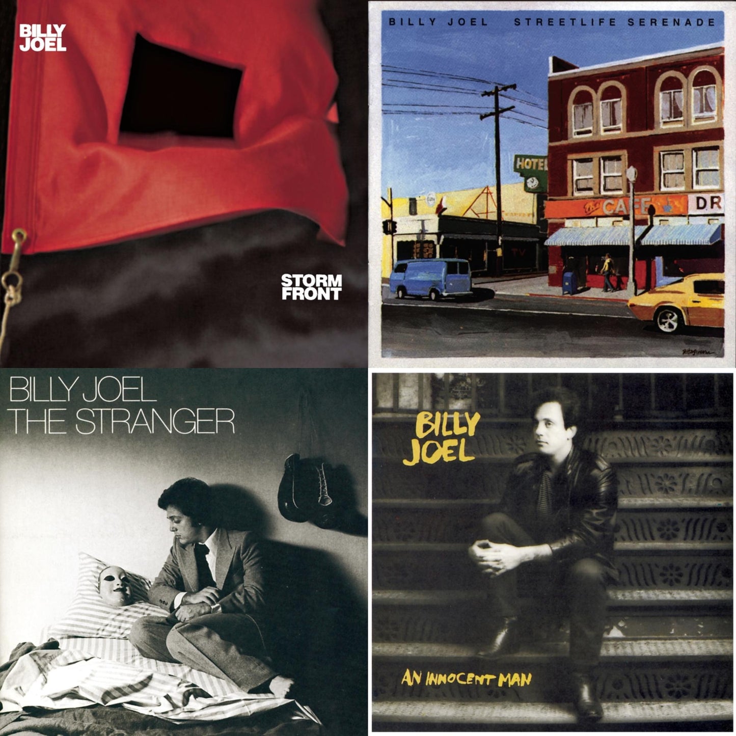 Stormfront & Streetlife Serenade & An Innocent Man & Stranger