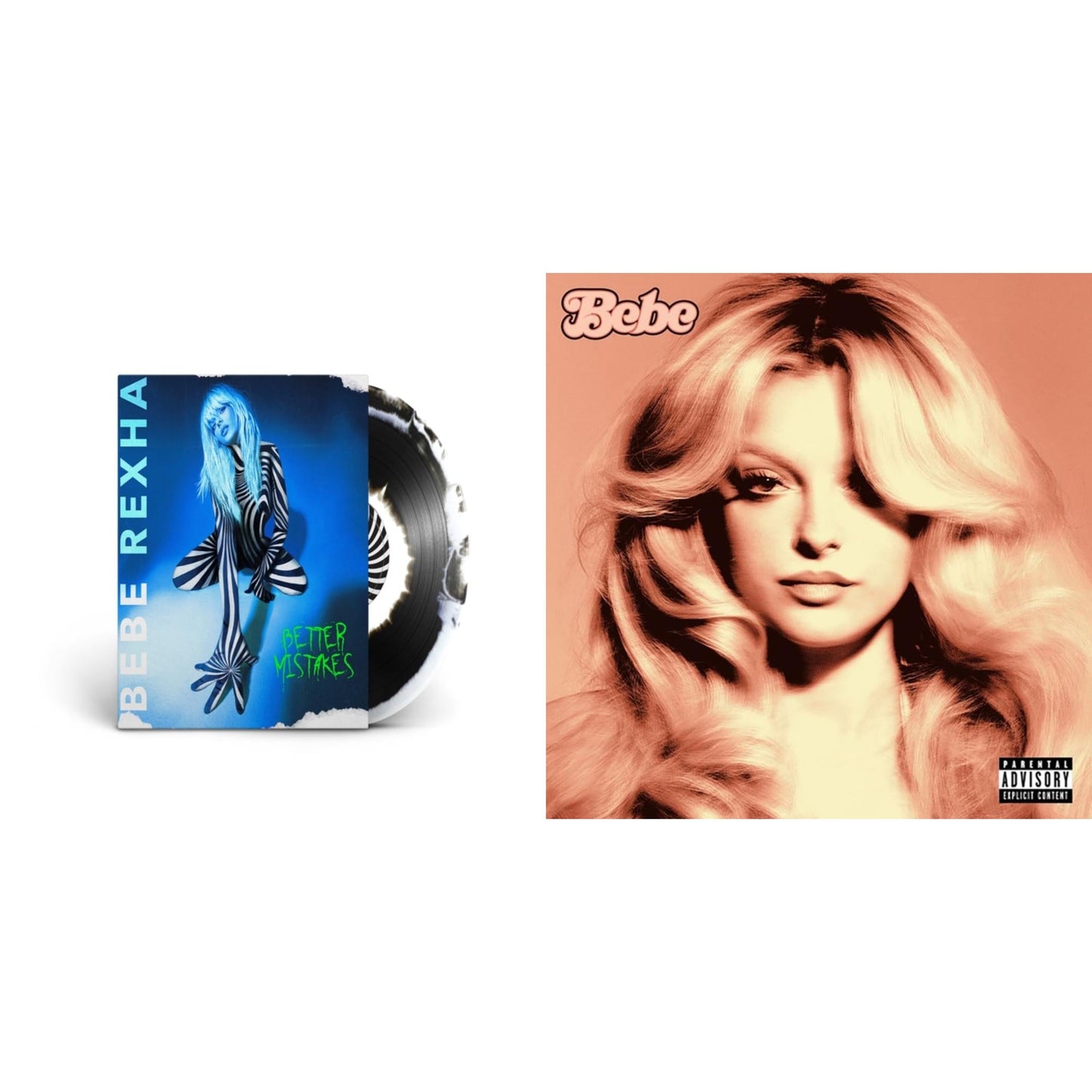 Bebe Rexha - Bebe (Pink LP Vinyl) & Better Mistakes (X)