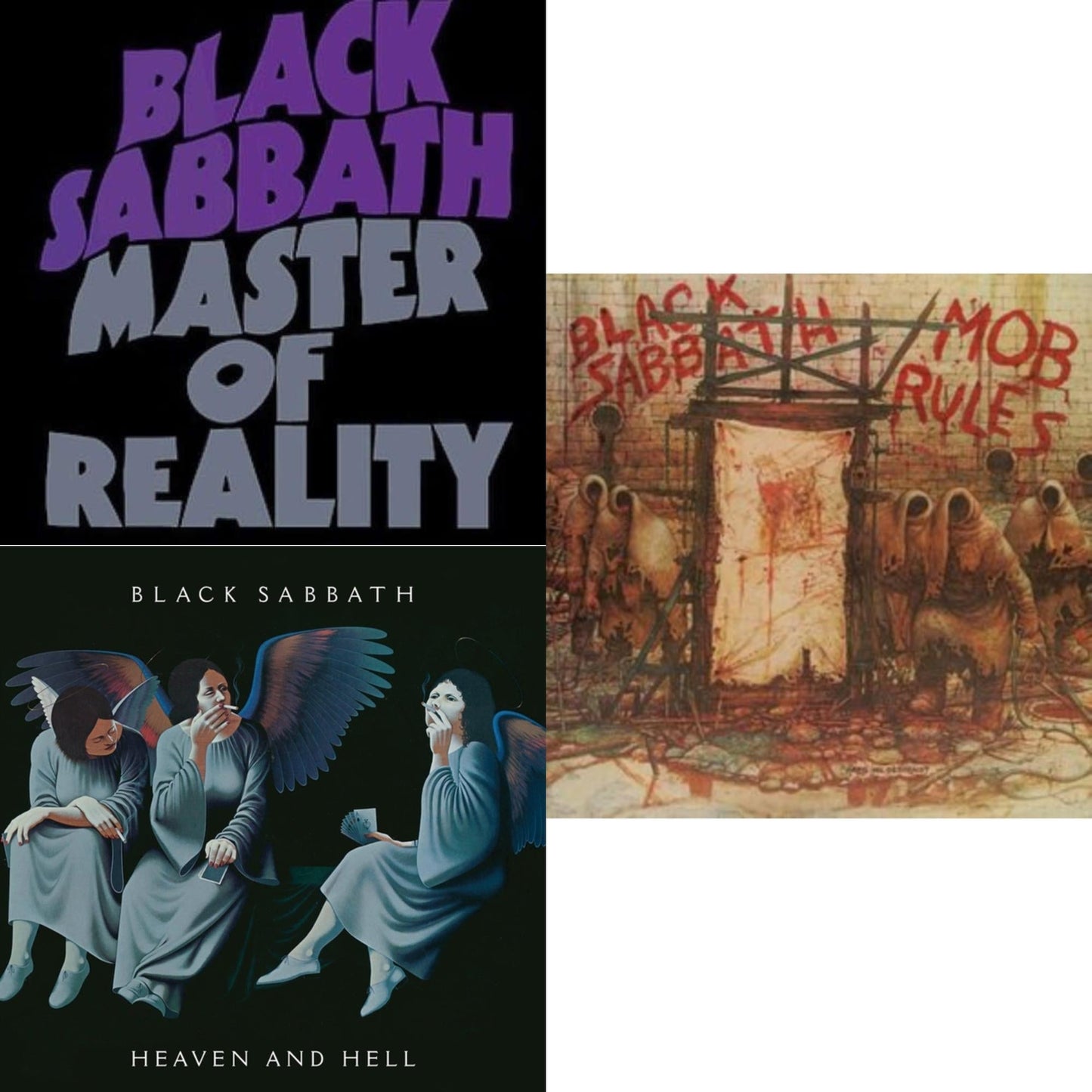 Master Of Reality & Heaven & Hell (Deluxe/2LP) & Mob Rules (Deluxe/2LP)