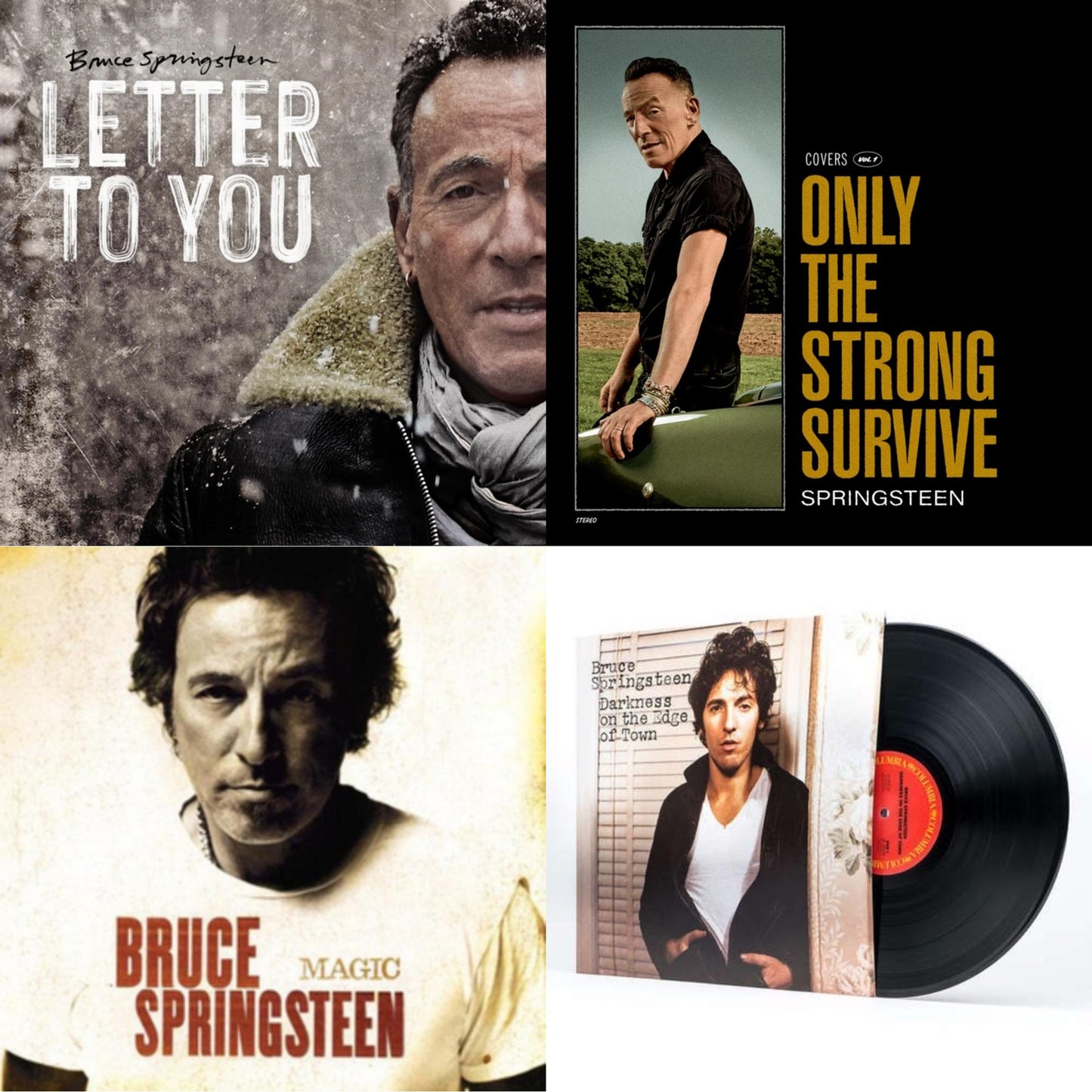 Letter To You (2LP/140G) & Only The Strong Survive (2LP/140G/D-Side Etching) & Magic (180G) & Darkness On The Edge Of Town (180G)