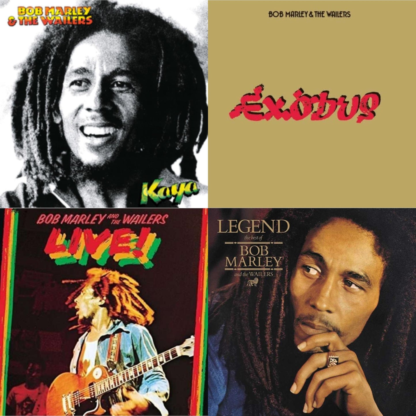 Legend - The Best Of Bob Marley & The Wailers (2LP) & Live (180G) & Exodus & Kaya