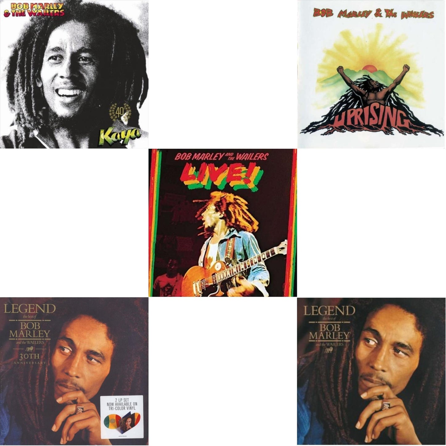 Legend & Legend (30Th Anniversary) & Live (180G) & Uprising & Kaya 40 (2 LP)