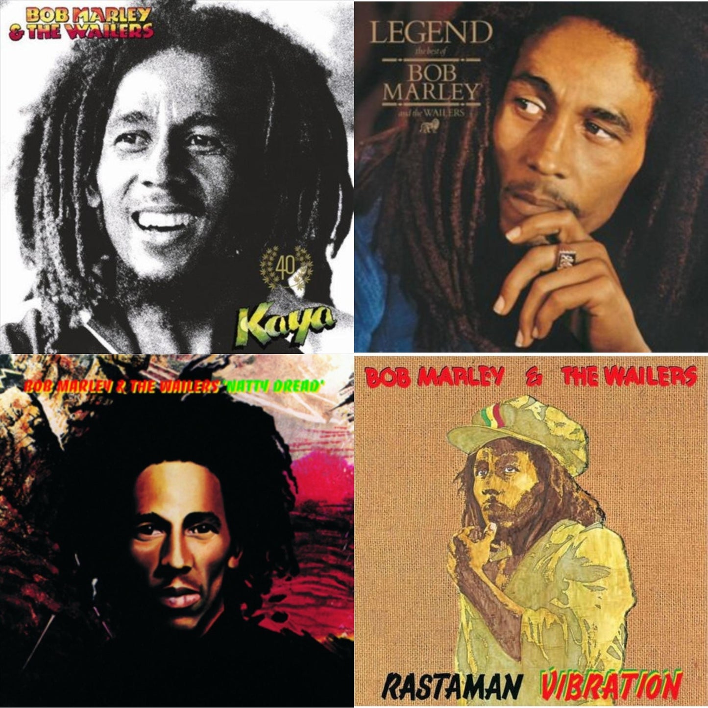 Legend & Natty Dread (180G) & Rastaman Vibration & Kaya 40 (2 LP)