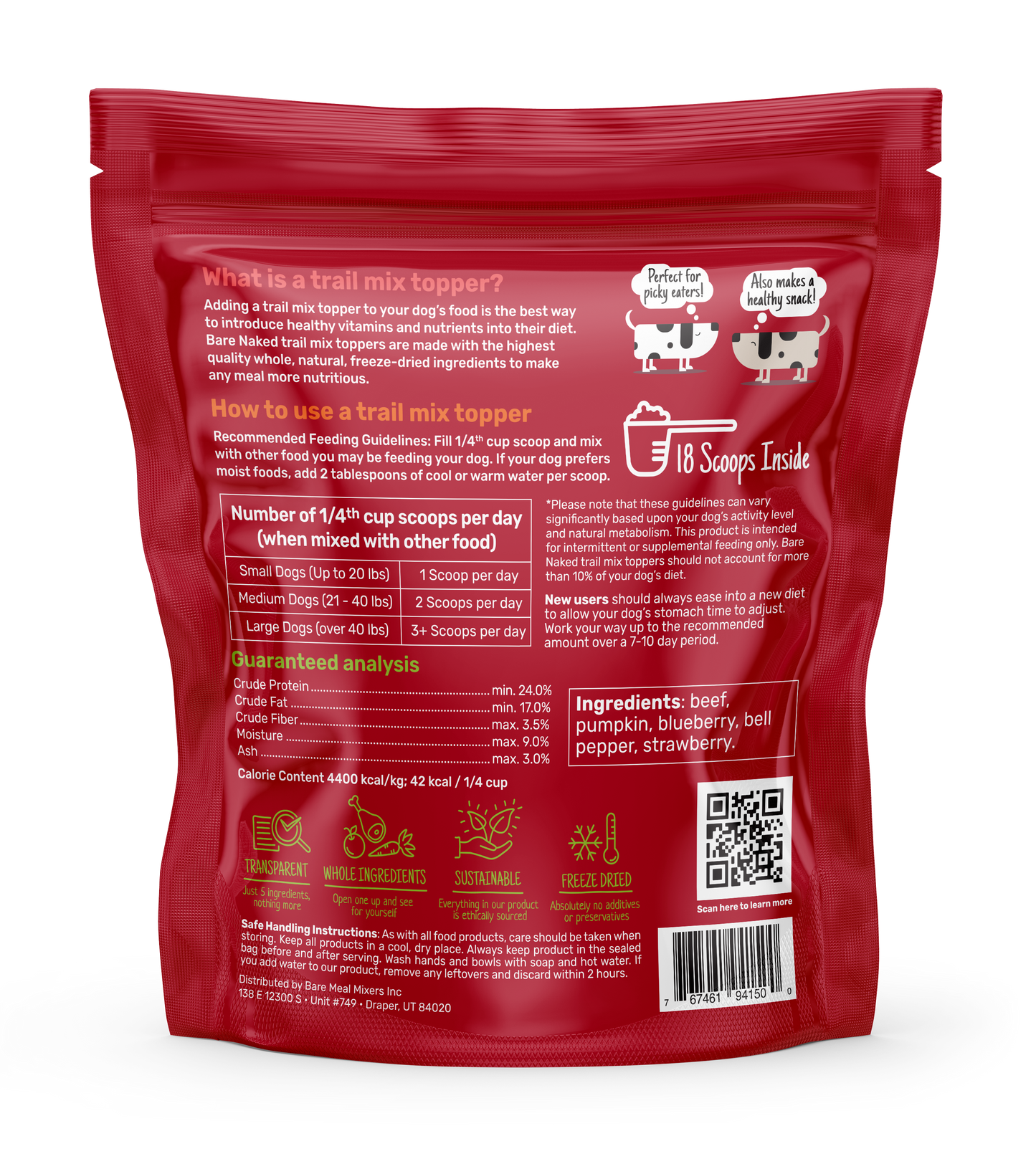 Bare Naked Beef Liver Mix: 6OZ Raw Protein Fuel Boost