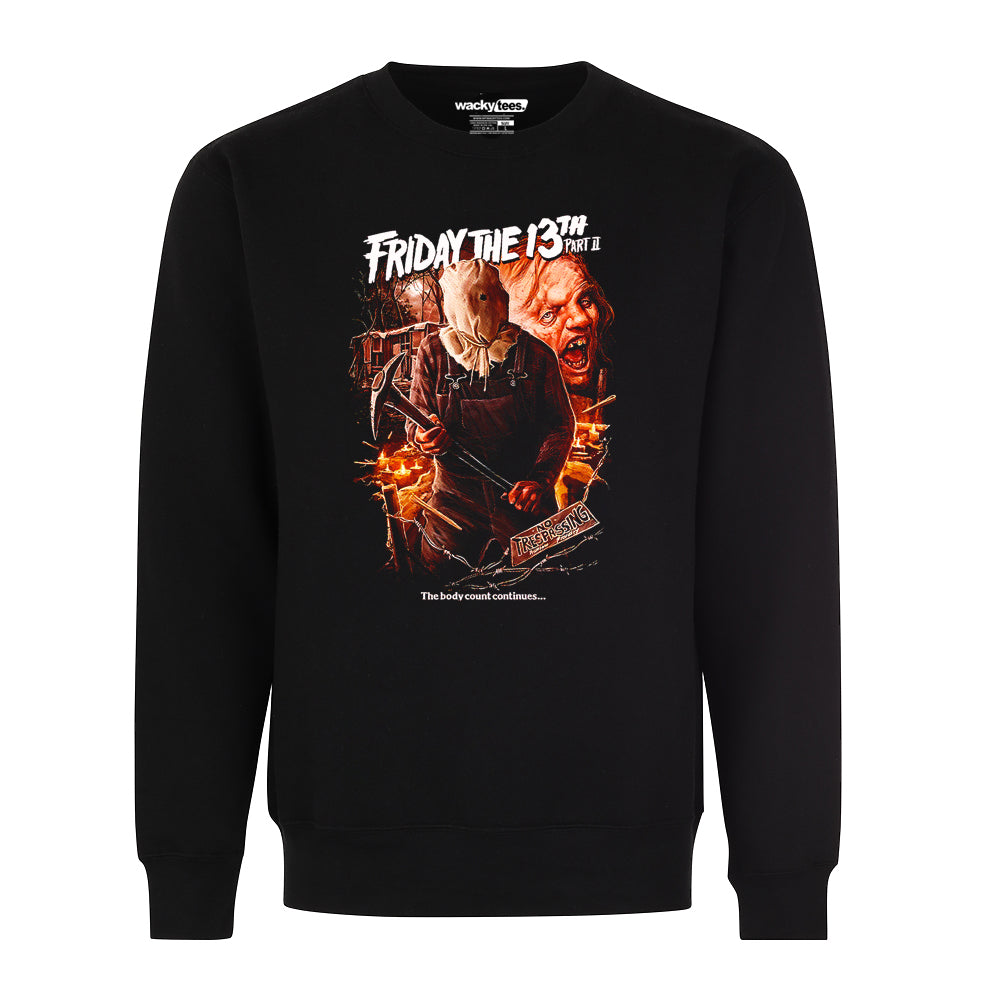 Friday the 13th Jason Body Count Continues Distressed Graphic Tee Shirt