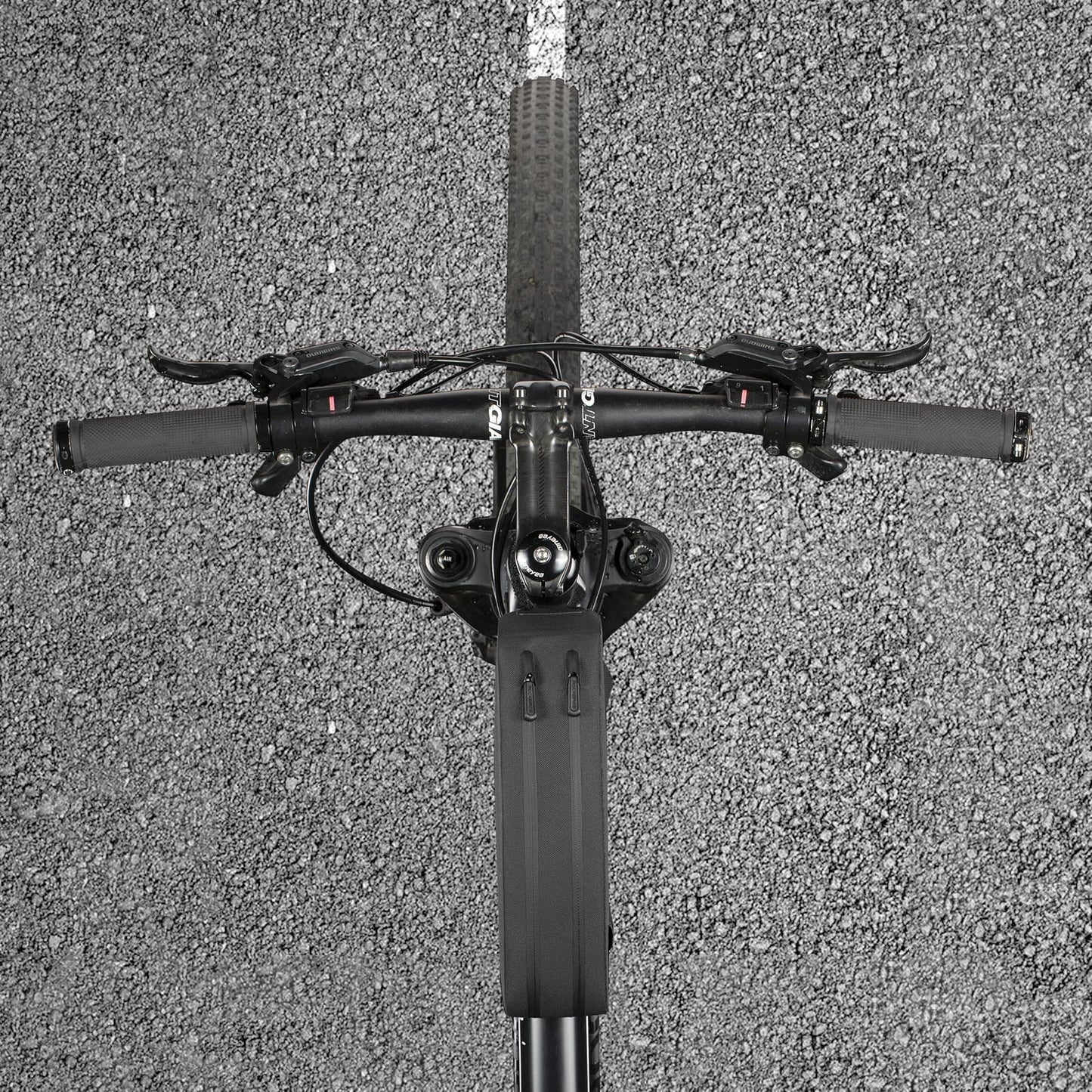 ROCKBROS Bike Bag Top Tube Bike Frame Bag Waterproof Two Zipper Pockets