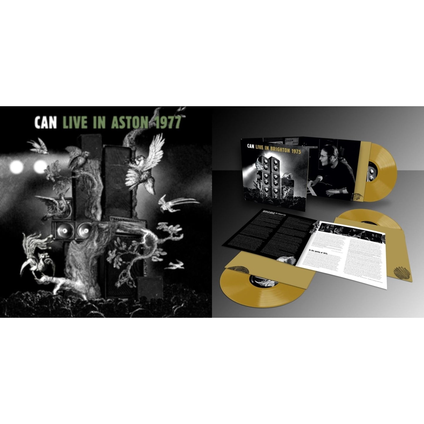 Live In Brighton 1975 (Limited Edition/Inca Gold Vinyl/3LP) & Live In Aston 1977