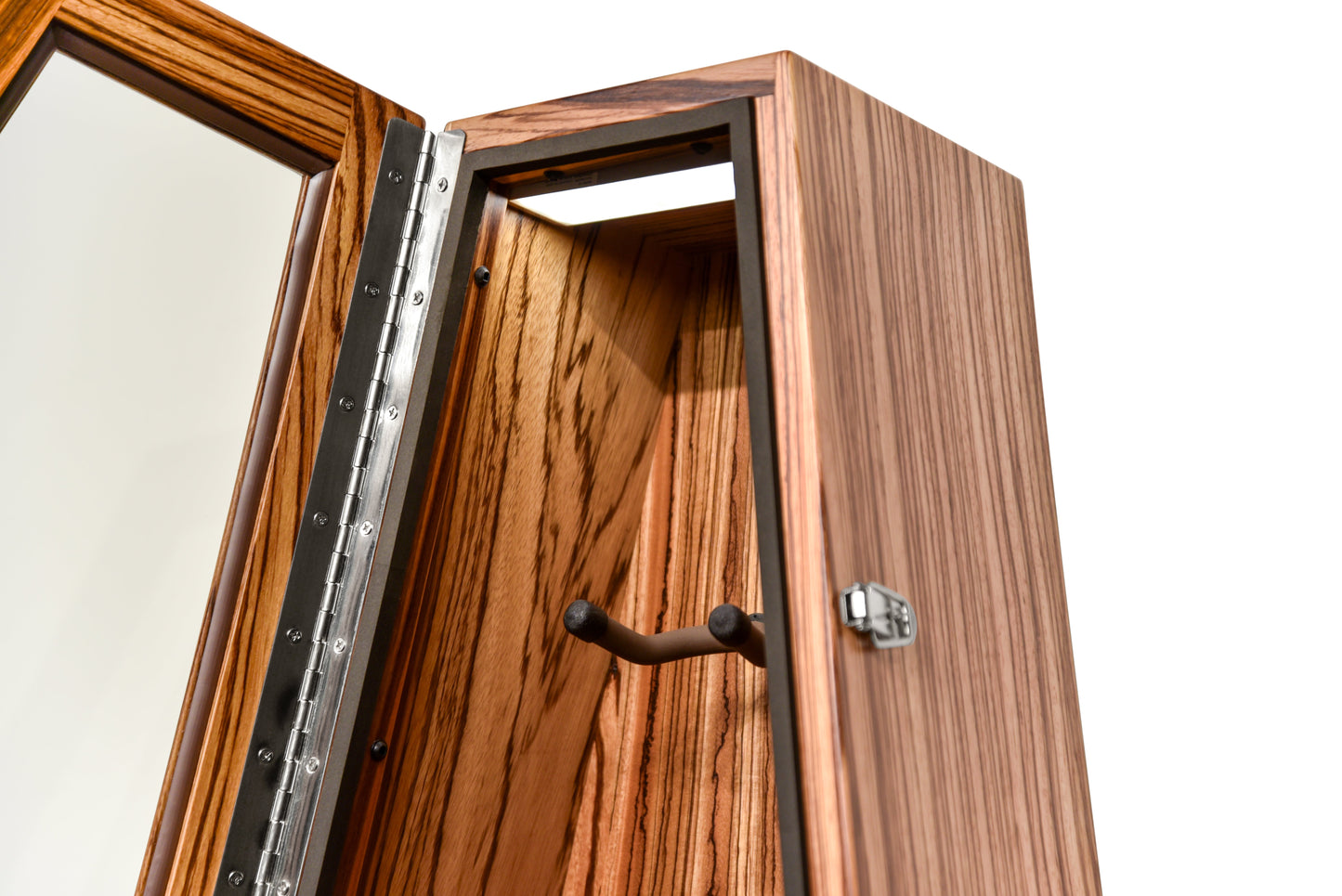 ClimaCase Triangle Humidor - Zebrawood