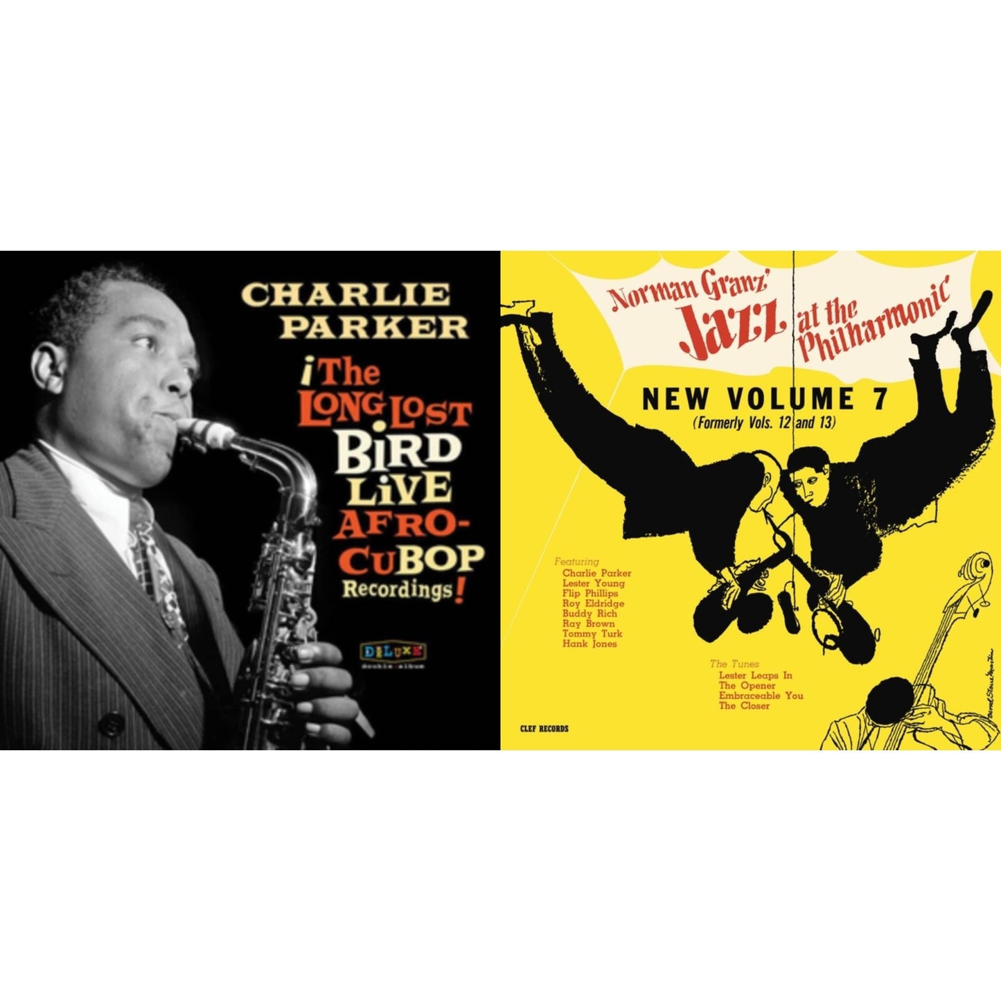 Afro Cuban Bop: The Long Lost Bird Live Recordings (2LP/180G) & Norman Granz' Jazz At The Philharmonic (Yellow LP Vinyl)