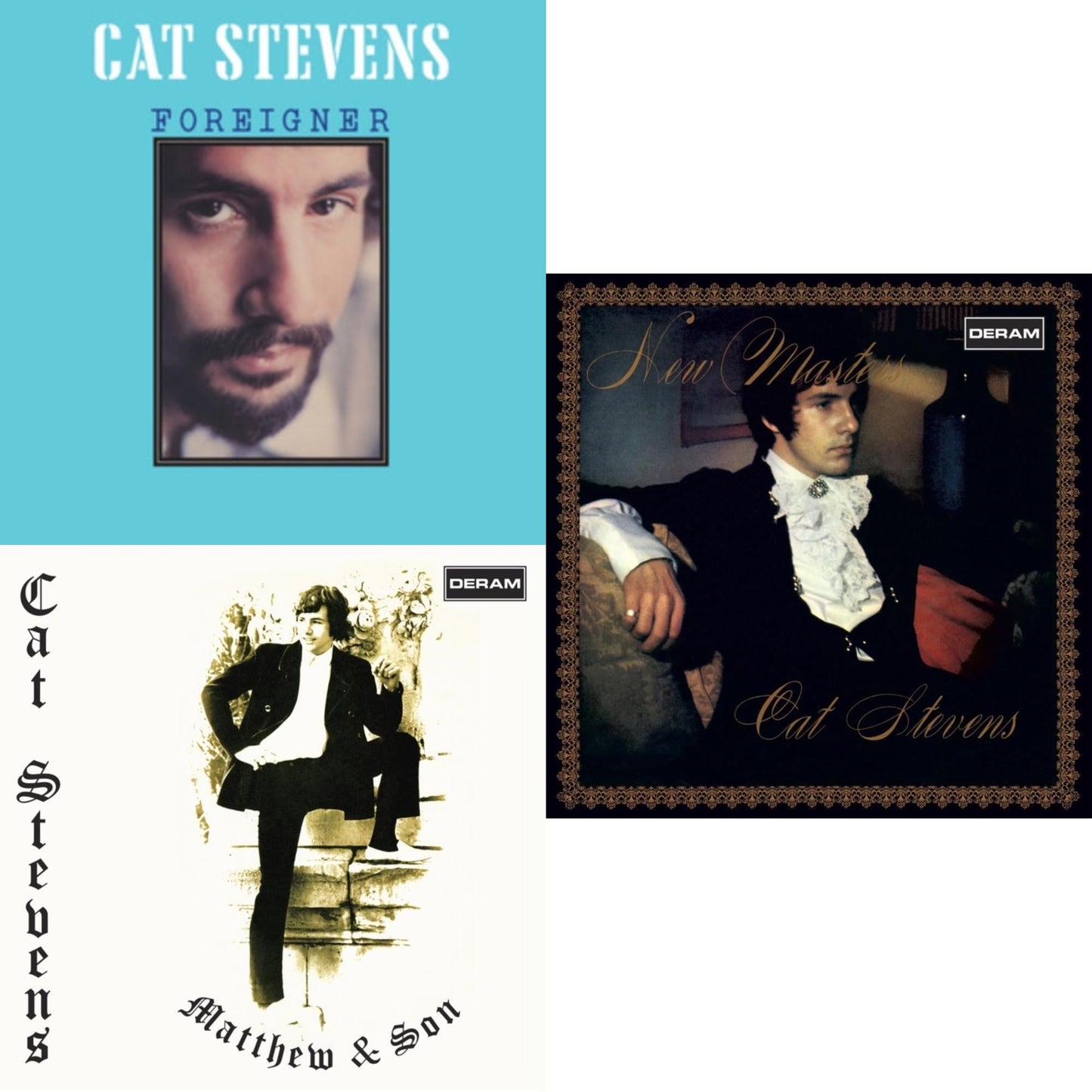 Foreigner & Matthew & Son (Cream LP Vinyl) & New Masters (Deep Red LP Vinyl)