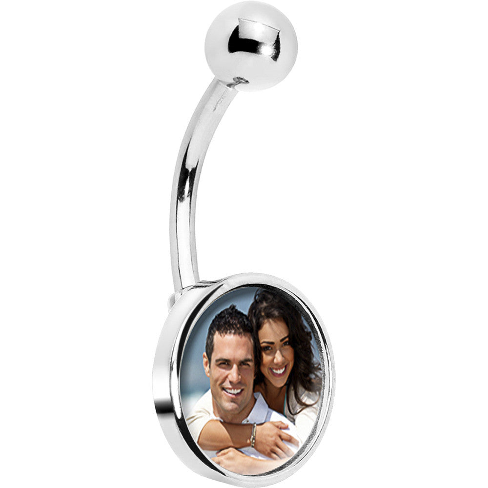 Custom Photo Belly Ring