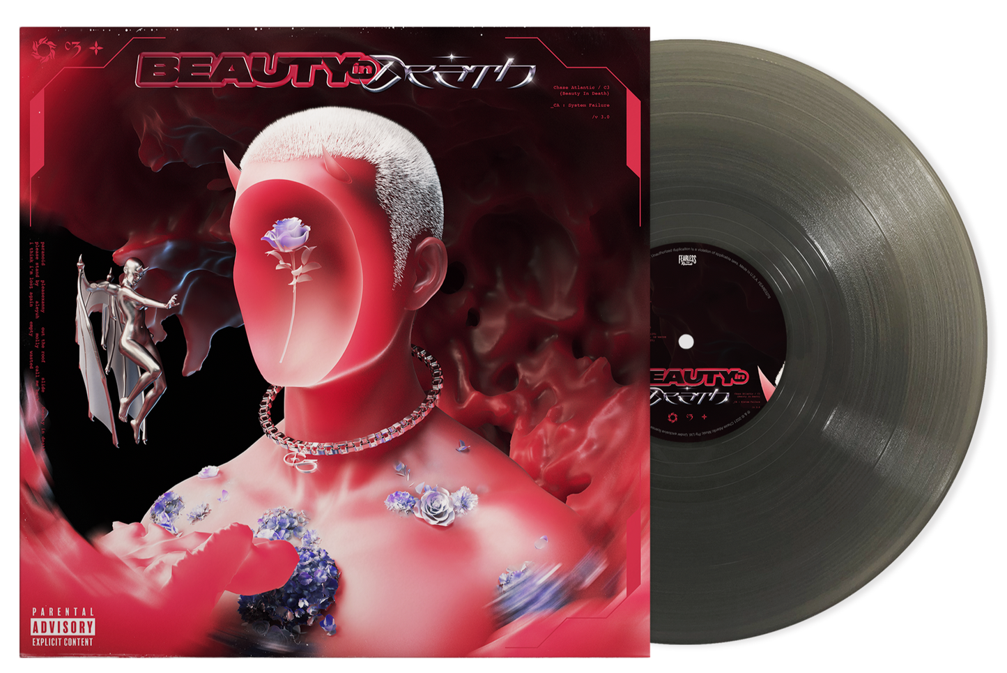 CHASE ATLANTIC ‘BEAUTY IN DEATH’ LP (Limited Edition – Only 500 Made, Black Ice Vinyl)