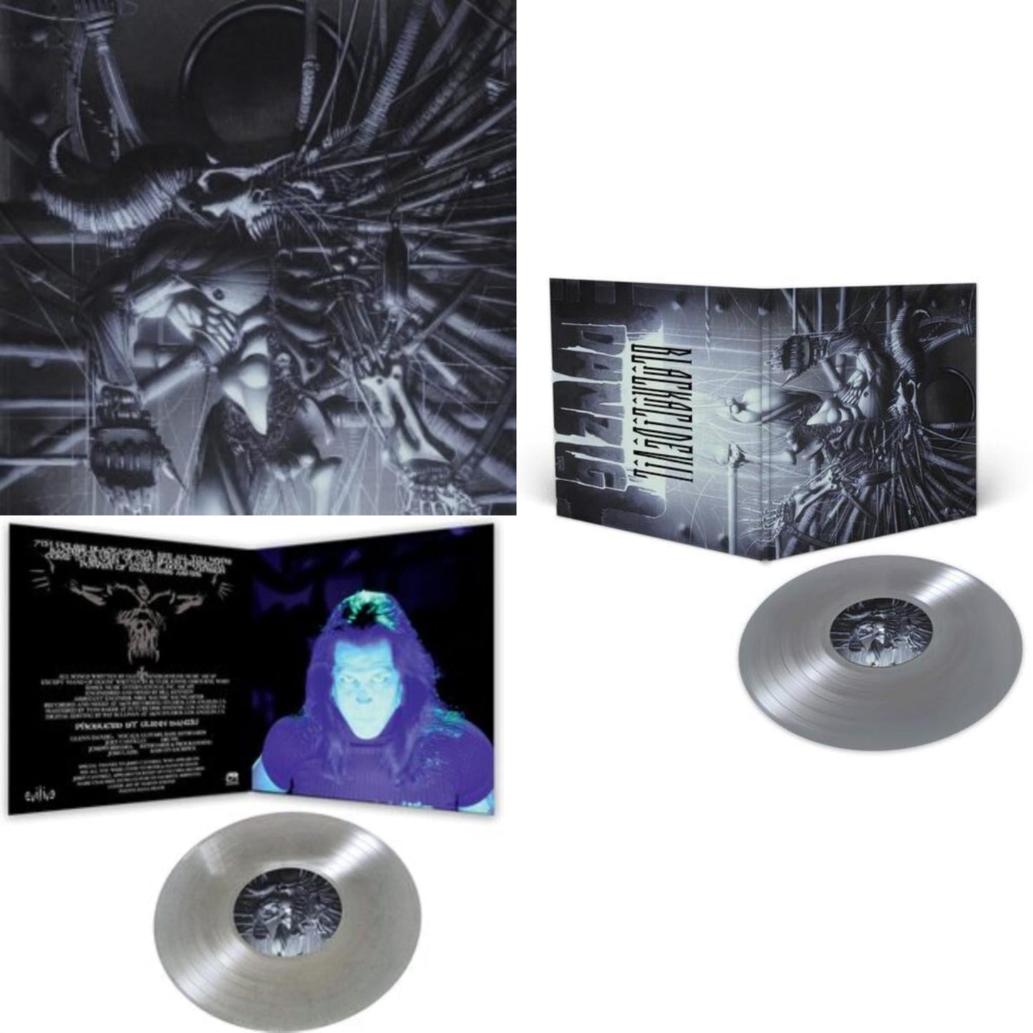 Danzig 5: Blackacidevil (Black LP Vinyl) & Danzig 5: Blackout (Glitter LP Vinyl) & Danzig 5: Blackacidevil (Silver LP Vinyl)