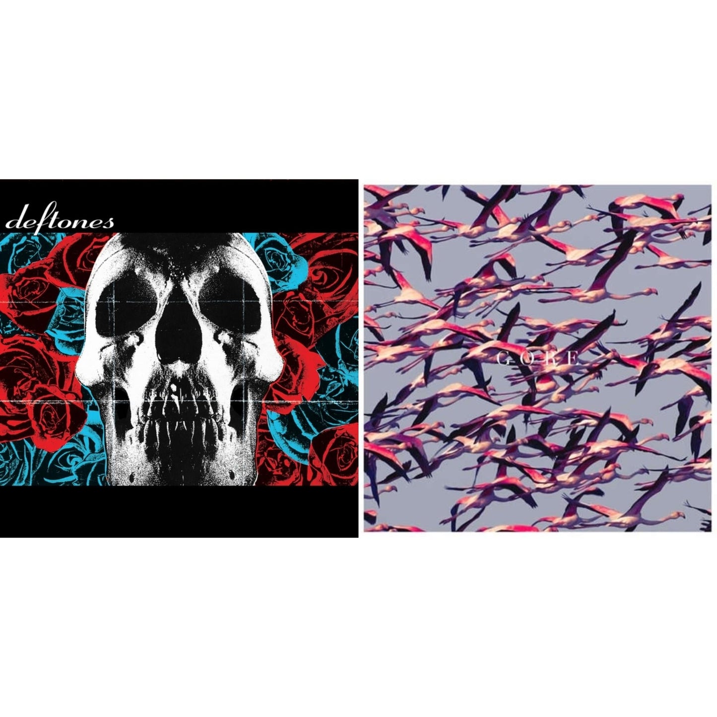 Deftones (X) (20Th Anniversary/Ruby Red LP Vinyl) & Gore (White LP Vinyl)