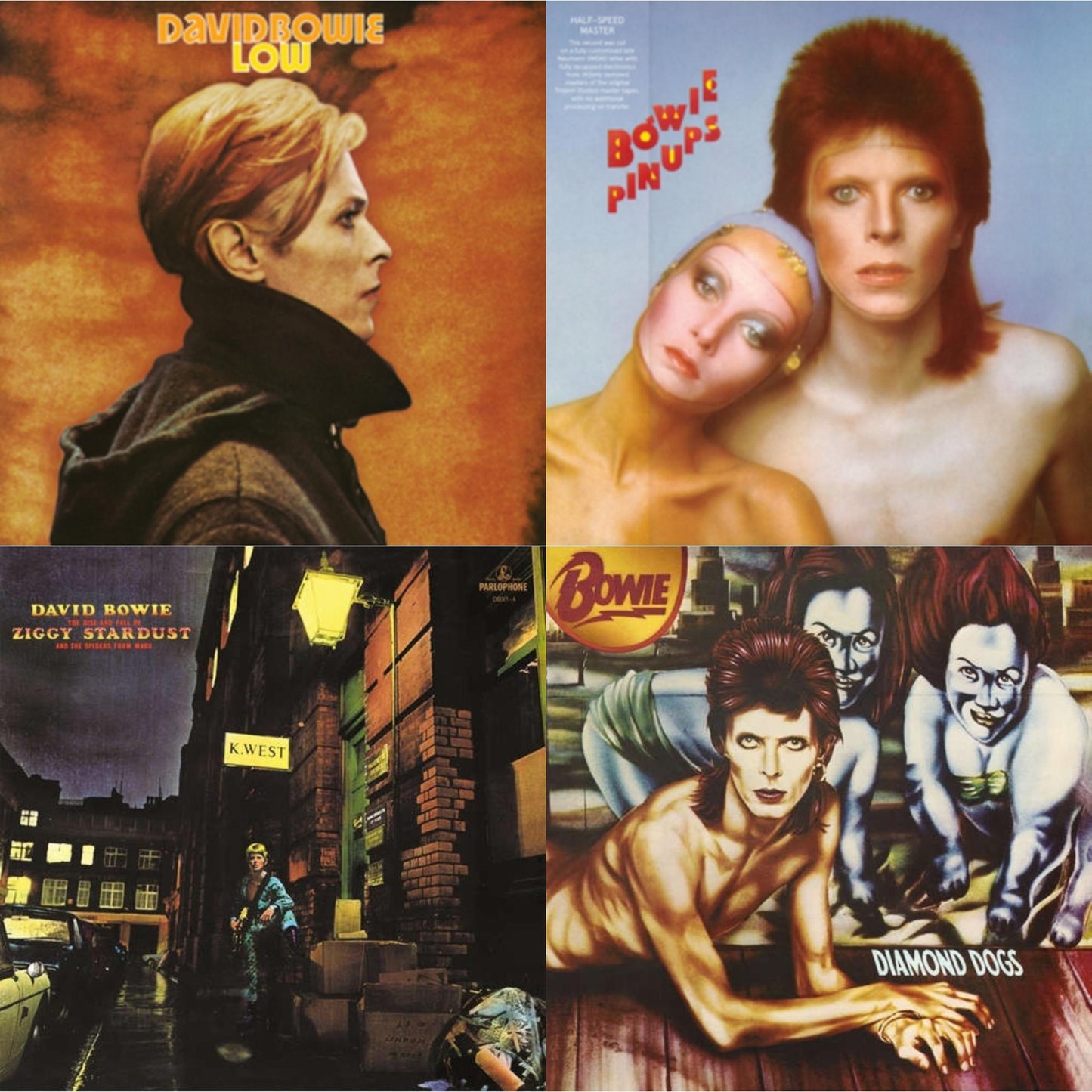 Low (2017 Remaster) & Diamond Dogs (2016 Remastered Version) & Pinups (2015 Remaster) & Rise & Fall Of Ziggy Stardust (2012 Remaster)