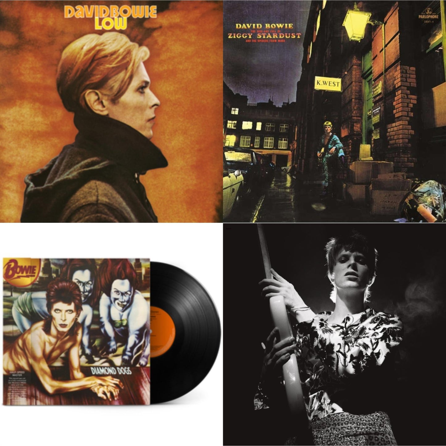 Low (2017 Remaster) & Rock N Roll Star & Diamond Dogs (50Th Anniversary Half Speed Master) & Rise & Fall Of Ziggy Stardust (2012 Remaster)