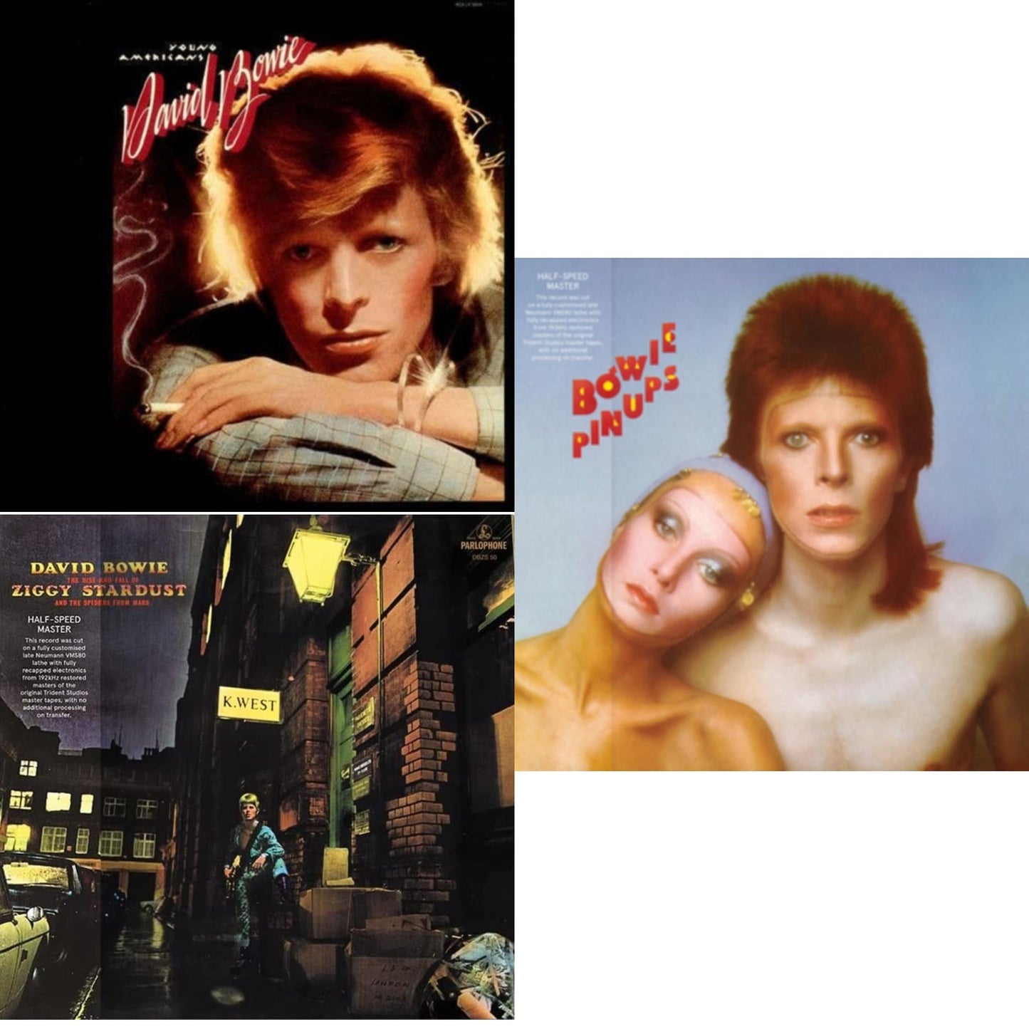 Young Americans (2016 Remastered Version) & Rise & Fall Of Ziggy Stardust & The Spiders From Mars (2012 Remaster/Half-Speed Master) & Pinups (2015 Remaster)