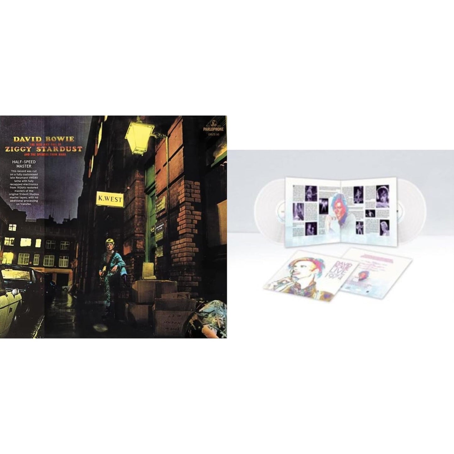 Rise & Fall Of Ziggy Stardust & The Spiders From Mars (2012 Remaster/Half-Speed Master) & Live Los Angeles 1974 (White LP Vinyl/Limited)