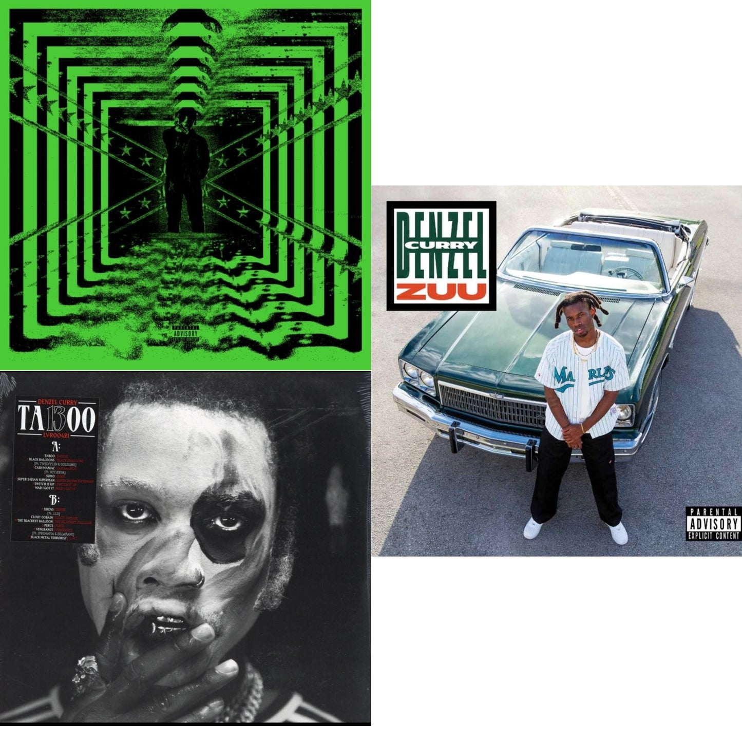 Ta13oo (Red Slushie LP Vinyl) & Zuu & 32 Zel (Neon Yellow LP Vinyl)