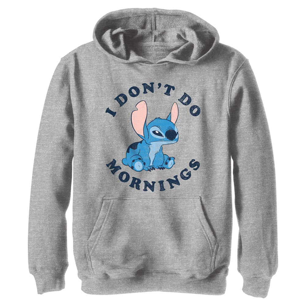 Disney Stitch Mornings Boys Kids Lightweight Hoodie