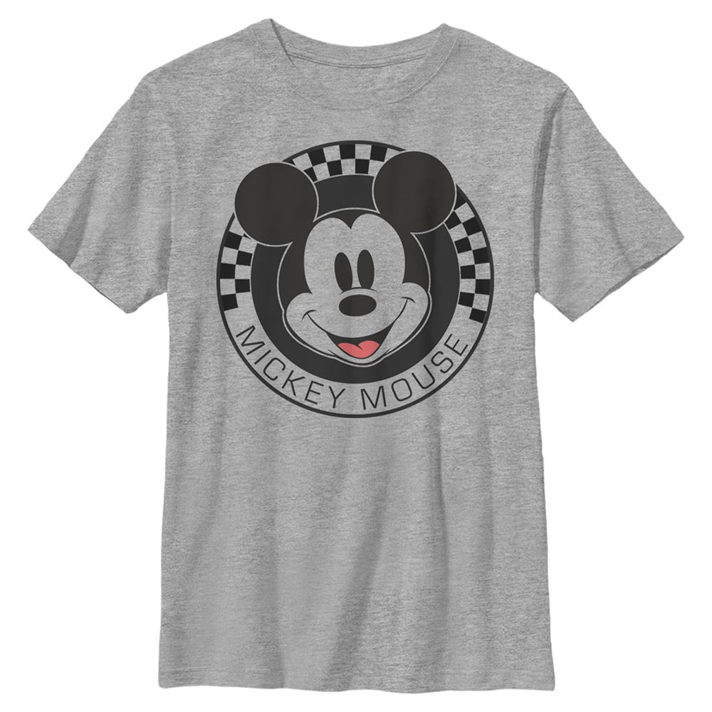 Disney MIckey Mouse Checkered Boys Kids T Shirt