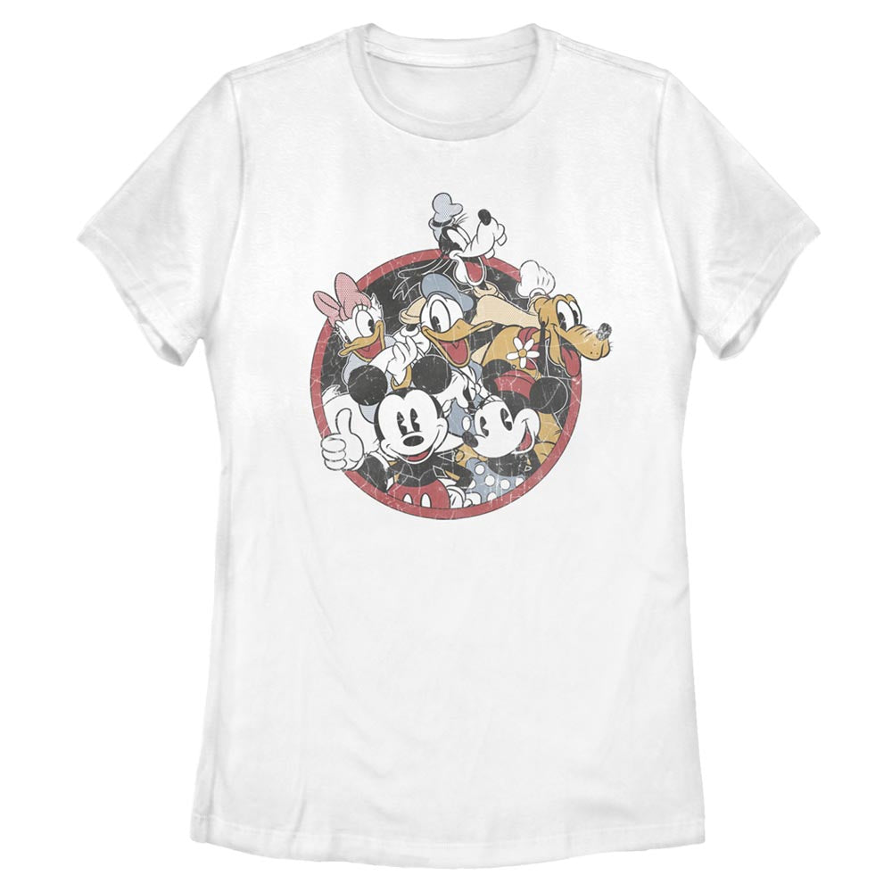 Disney Retro Groupie Womens T Shirt