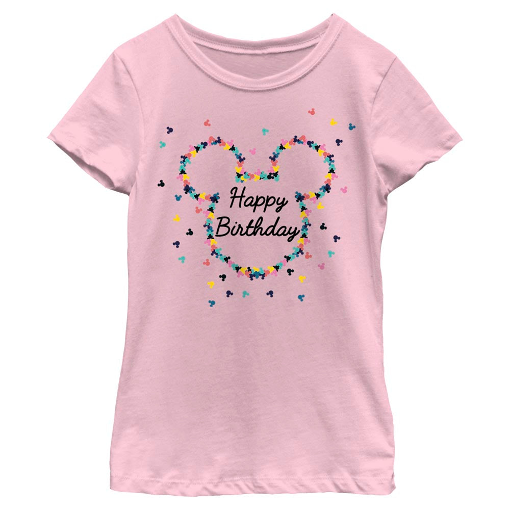 Disney Mouse Birthday Frame Girls Kids T Shirt