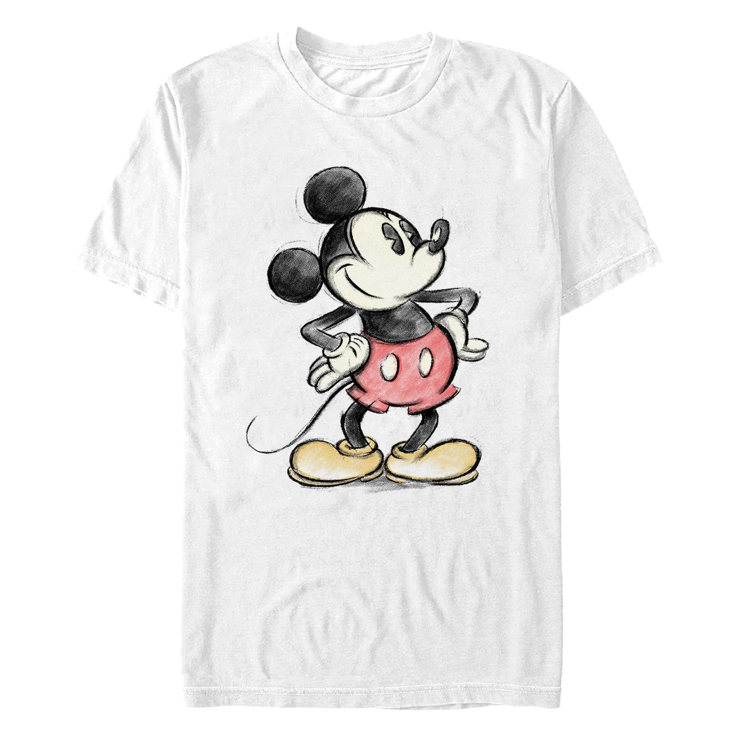 Disney Charcoal Mickey Mens T Shirt