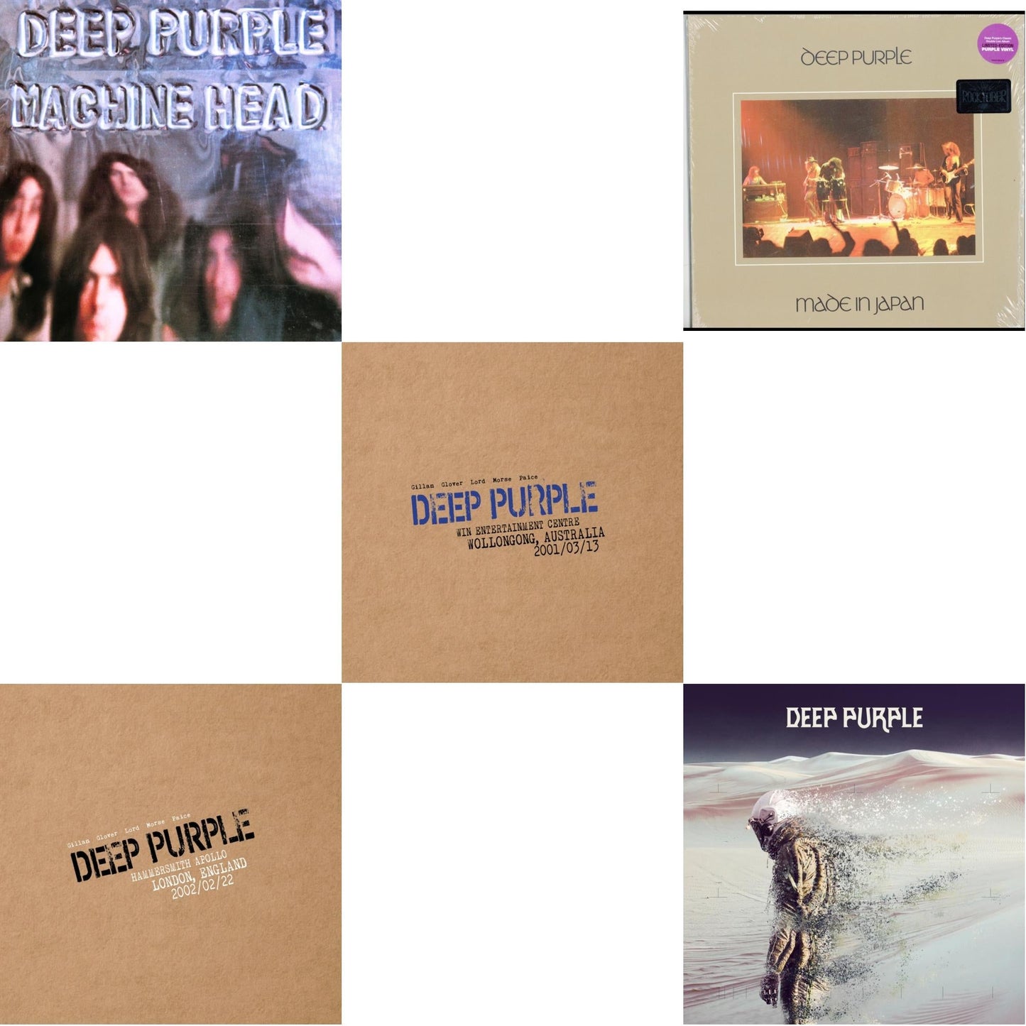 Machine Head & Live In Wollongong 2001 (3LP/Import) & Whoosh! (2LP/Gatefold) & Live In London 2002 (3LP/Import) & Made In Japan (2LP/Purple Vinyl) (Rocktober)
