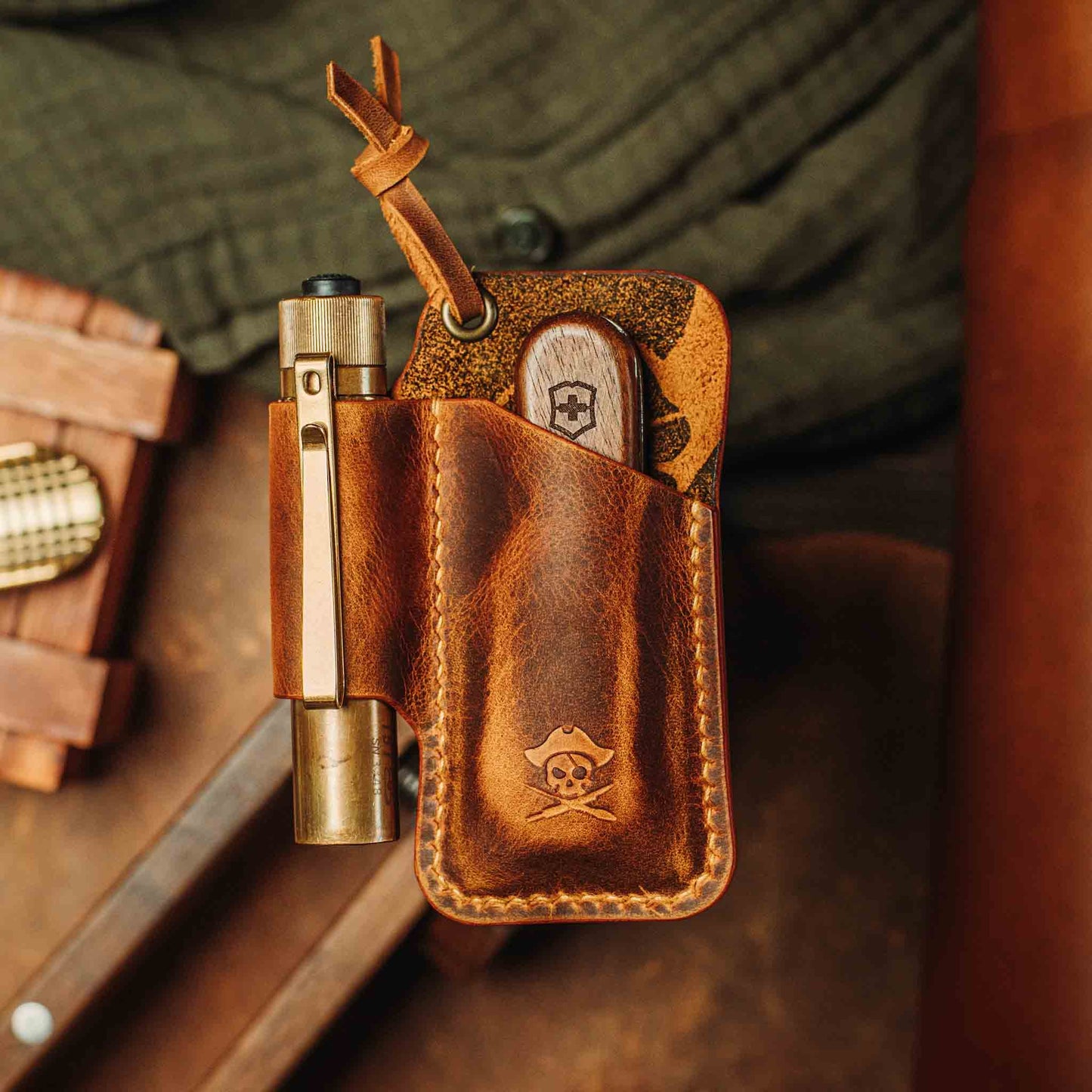 Knife Sheath - Sailor | Leather EDC | Pocket Knife Holder