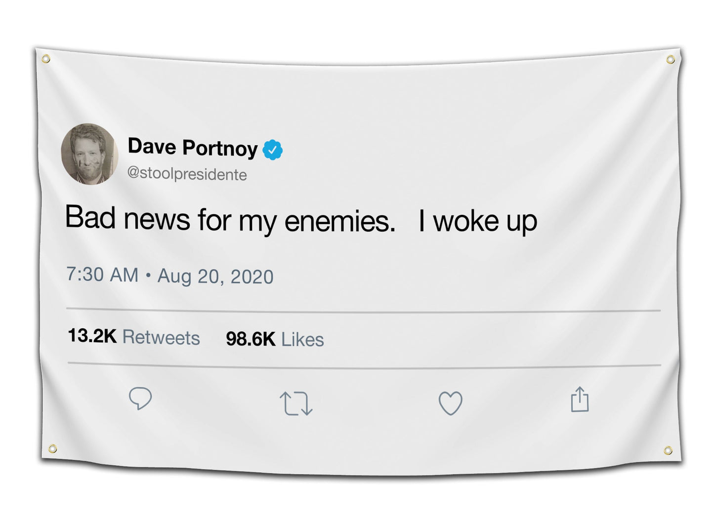 Dave Portnoy's Bad News Tweet