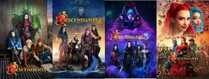 Descendants : 4 Movie Collection DVD NEW Set