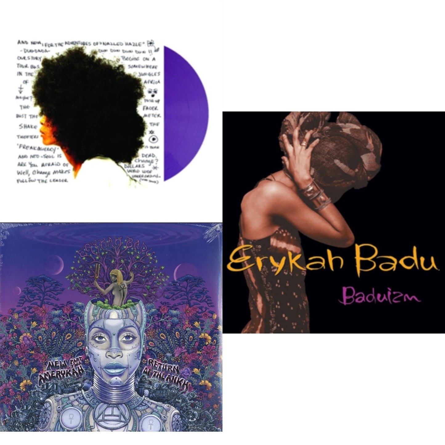 Worldwide Underground (Purple LP Vinyl) & New Amerykah Part 2: Return Of Ankh & Baduizm