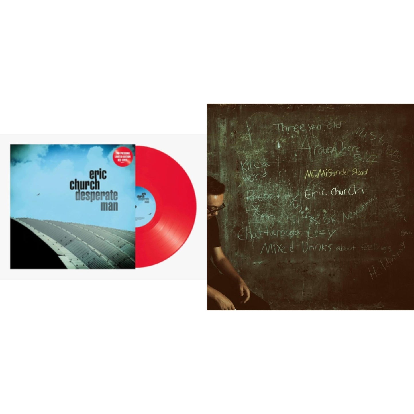 Desperate Man (Red LP Vinyl) & Mr. Misunderstood (Blue LP Vinyl)