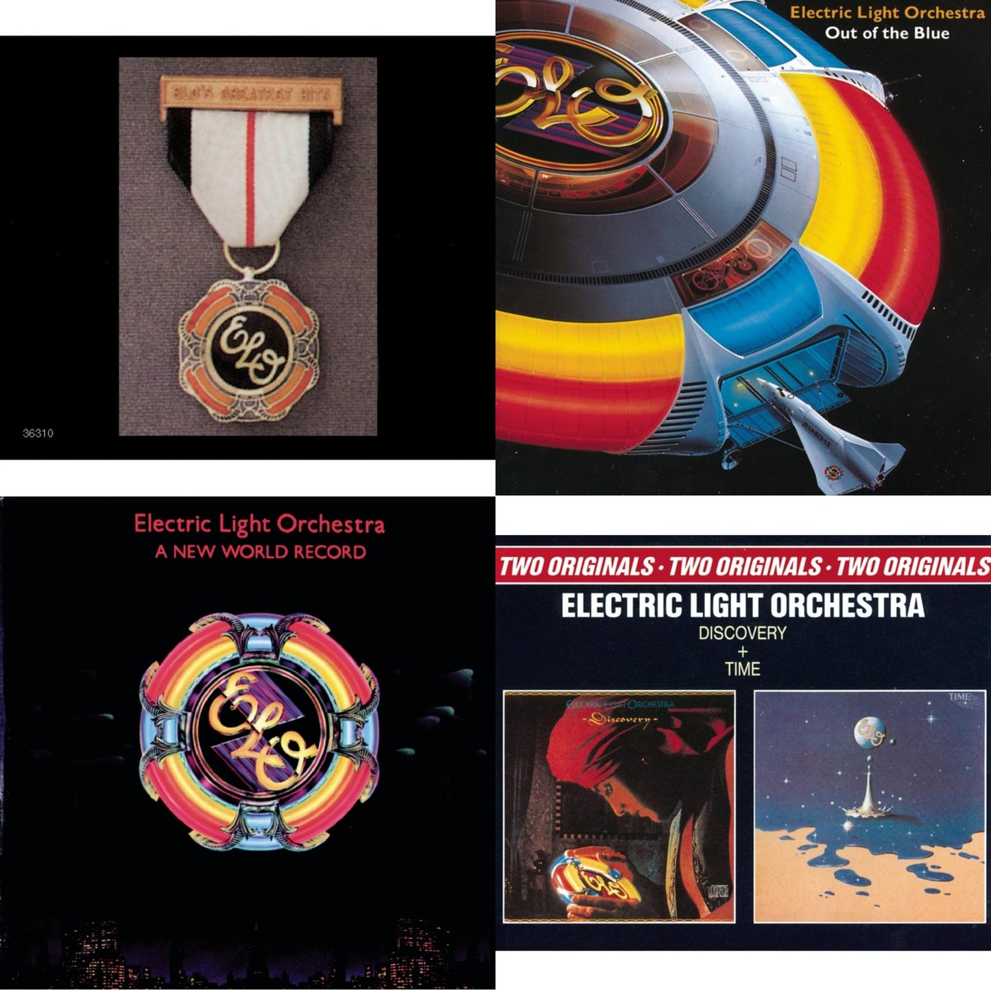 Greatest Hits & Out Of The Blue & New World Record & Discovery