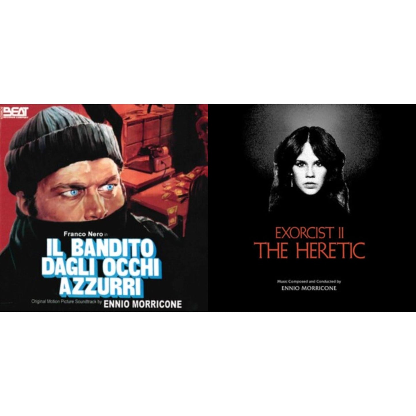 Blue-Eyed Bandit (Il Bandito Dagli Occhi Azzurri) Ost & Exorcist Ii: The Heretic (Blood Red With Black Splatter LP Vinyl) (Ams Exclusive)