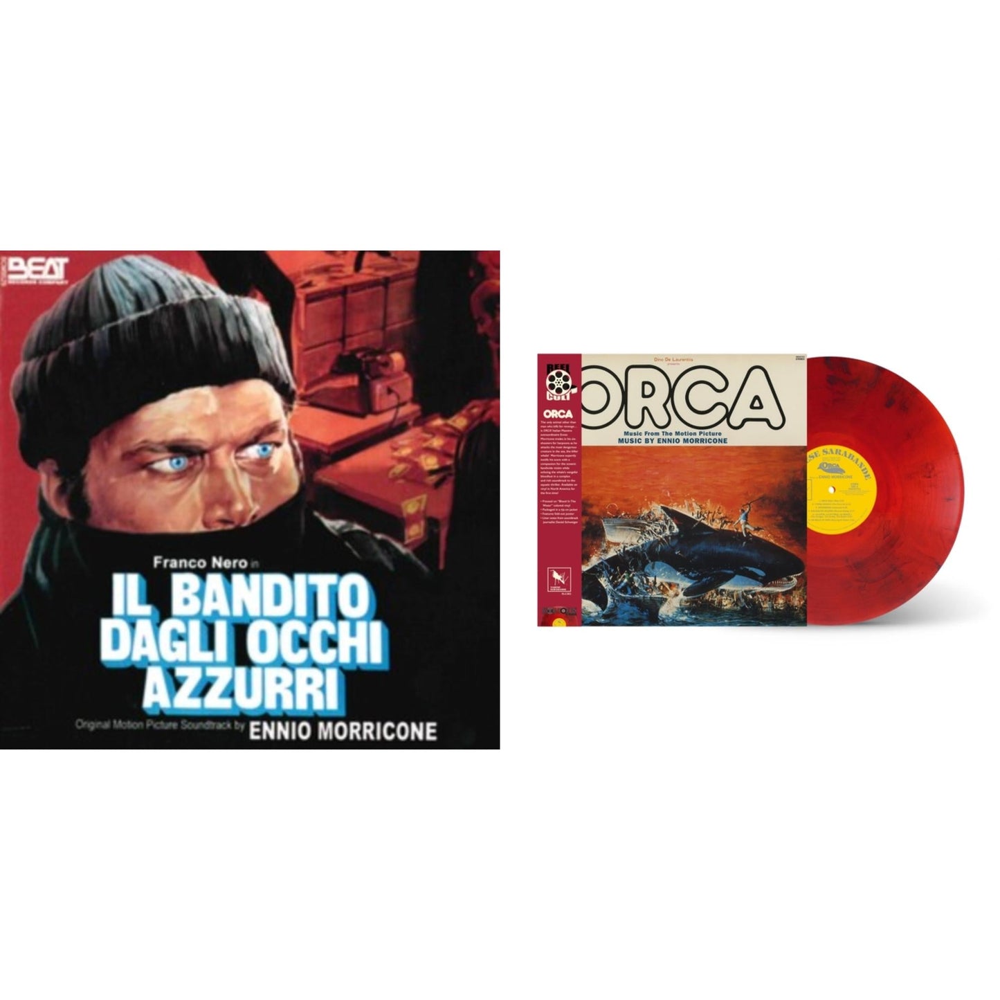 Blue-Eyed Bandit (Il Bandito Dagli Occhi Azzurri) Ost & Orca (Music From The Motion Picture) (Reel Cut Series) (Red LP Vinyl)