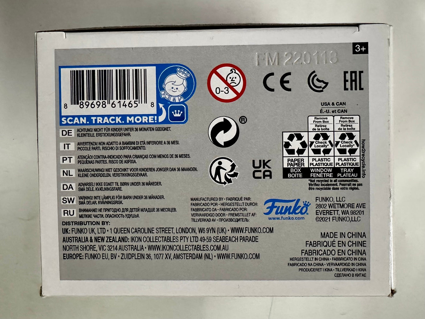 Bianca Belair Signed WWE Women Wrestling EST Funko Pop! #108 With PSA COA