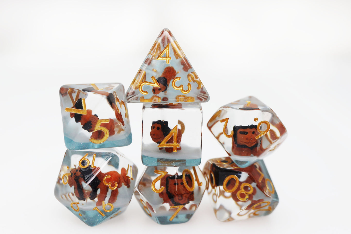 Ferocious Feline RPG Dice Set