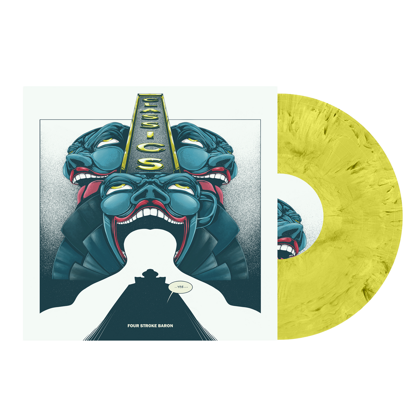 Four Stroke Baron - Classics on Yellow Marbled LP