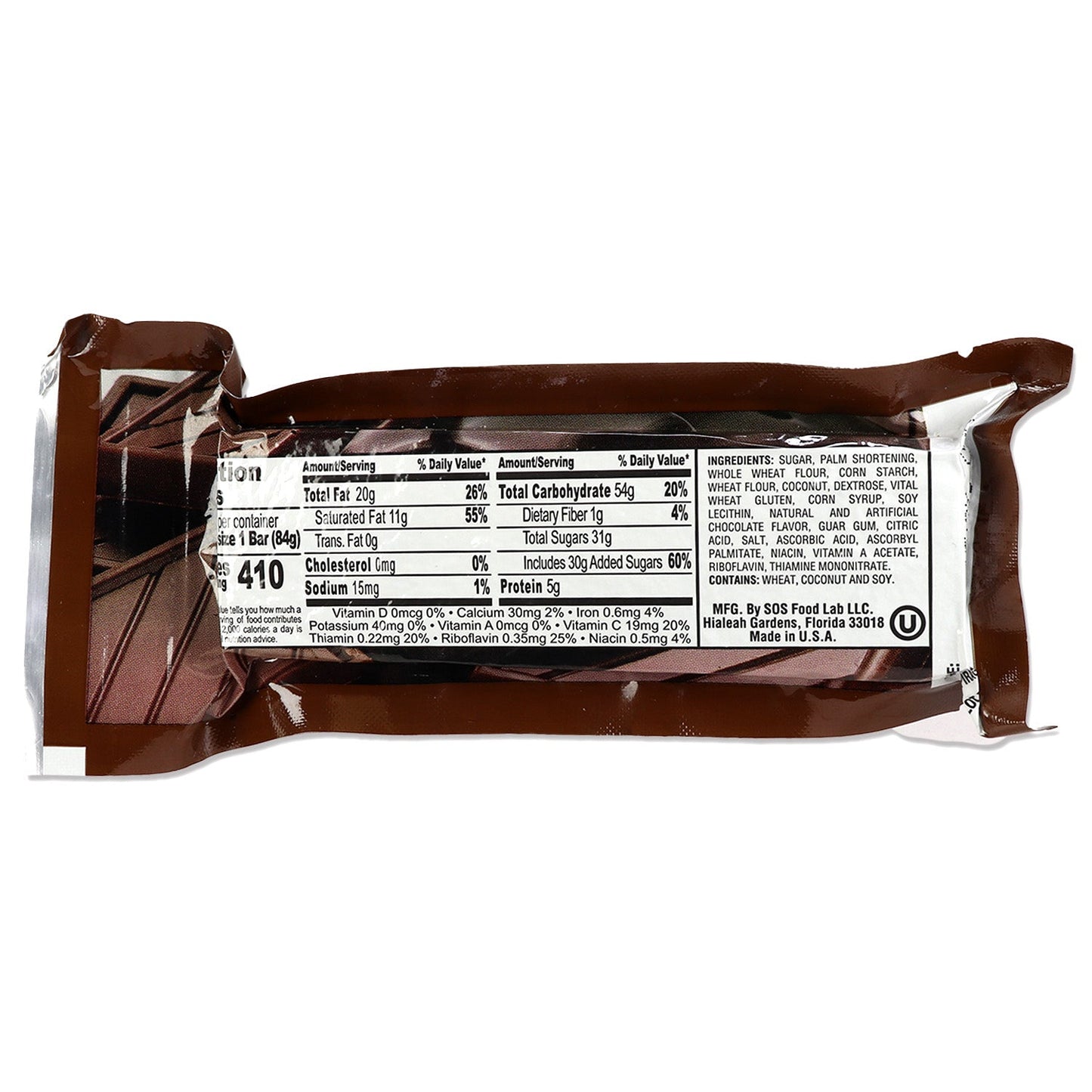 Millennium Energy Bar Chocolate 400 Calories