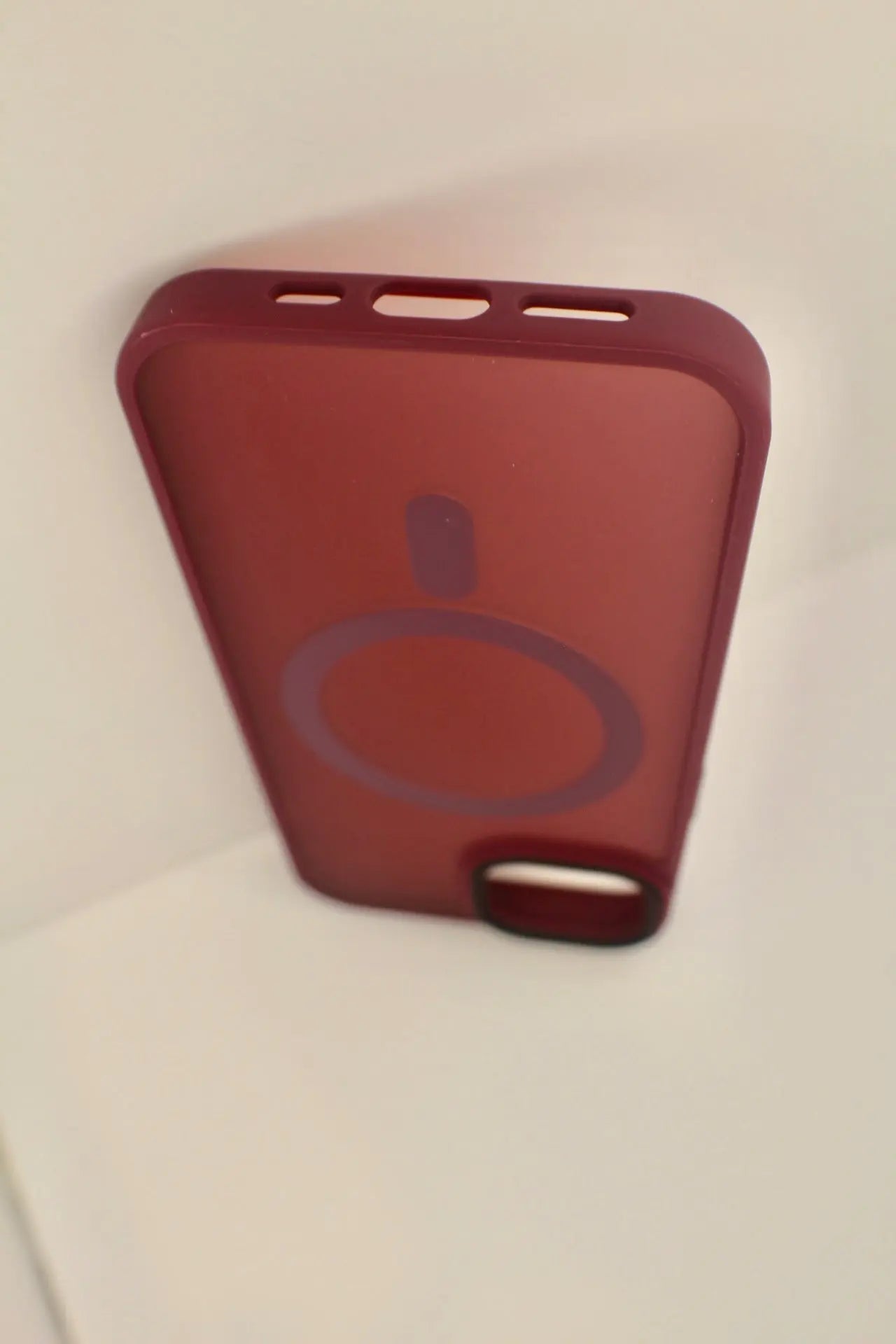 Magnetic Case For Magnetic Luxury Red Matte Protection Case